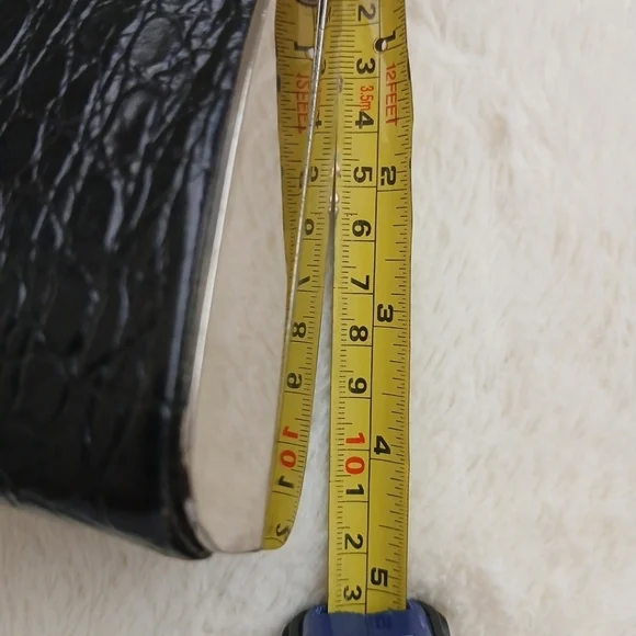 Debbie Brooks Black Silver Gem Clasp Handbag Cheetah Shoe Floral Crystals. FL - Picture 11 of 12